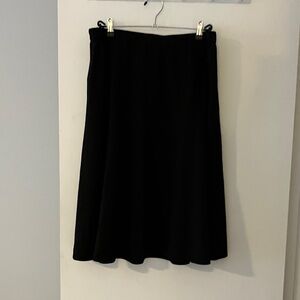 TanJay Classic Black A-Line Skirt
